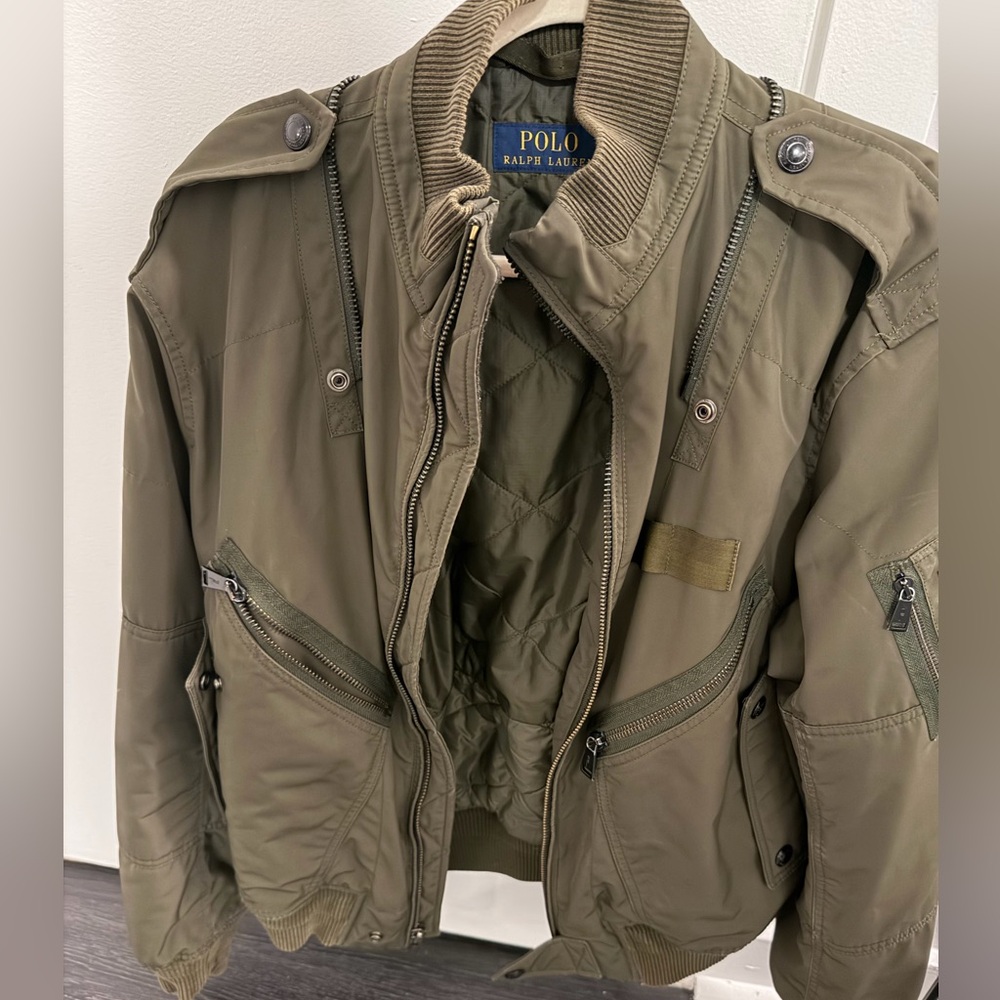 Polo by Ralph Lauren Olive Bomber Jacket